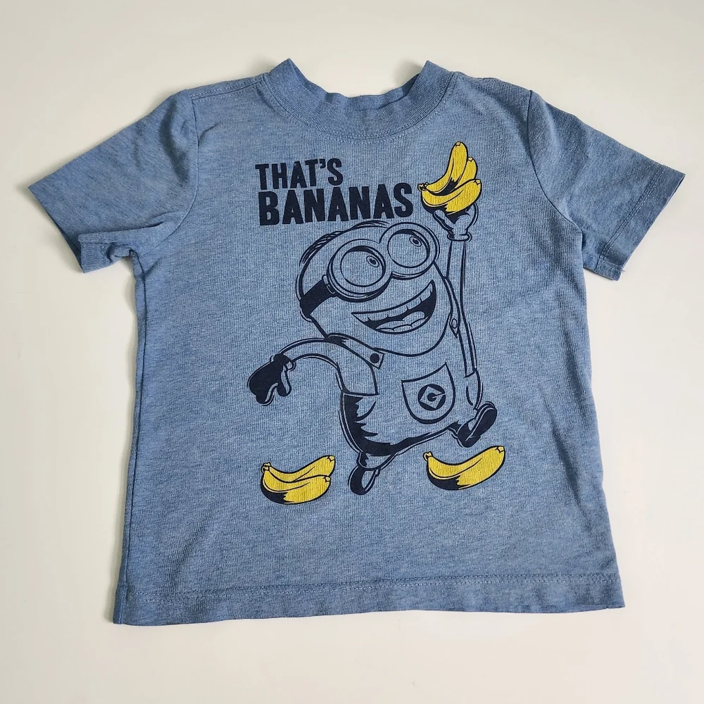 Toddler‎ Boys Short Sleeve Minion Despicable Me T-shirt Size 3T